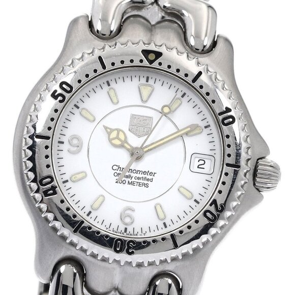 TAG HEUER S/el WG5113-P0 Date white Dial Automatic Men's Watch_893050 - Picture 1 of 6